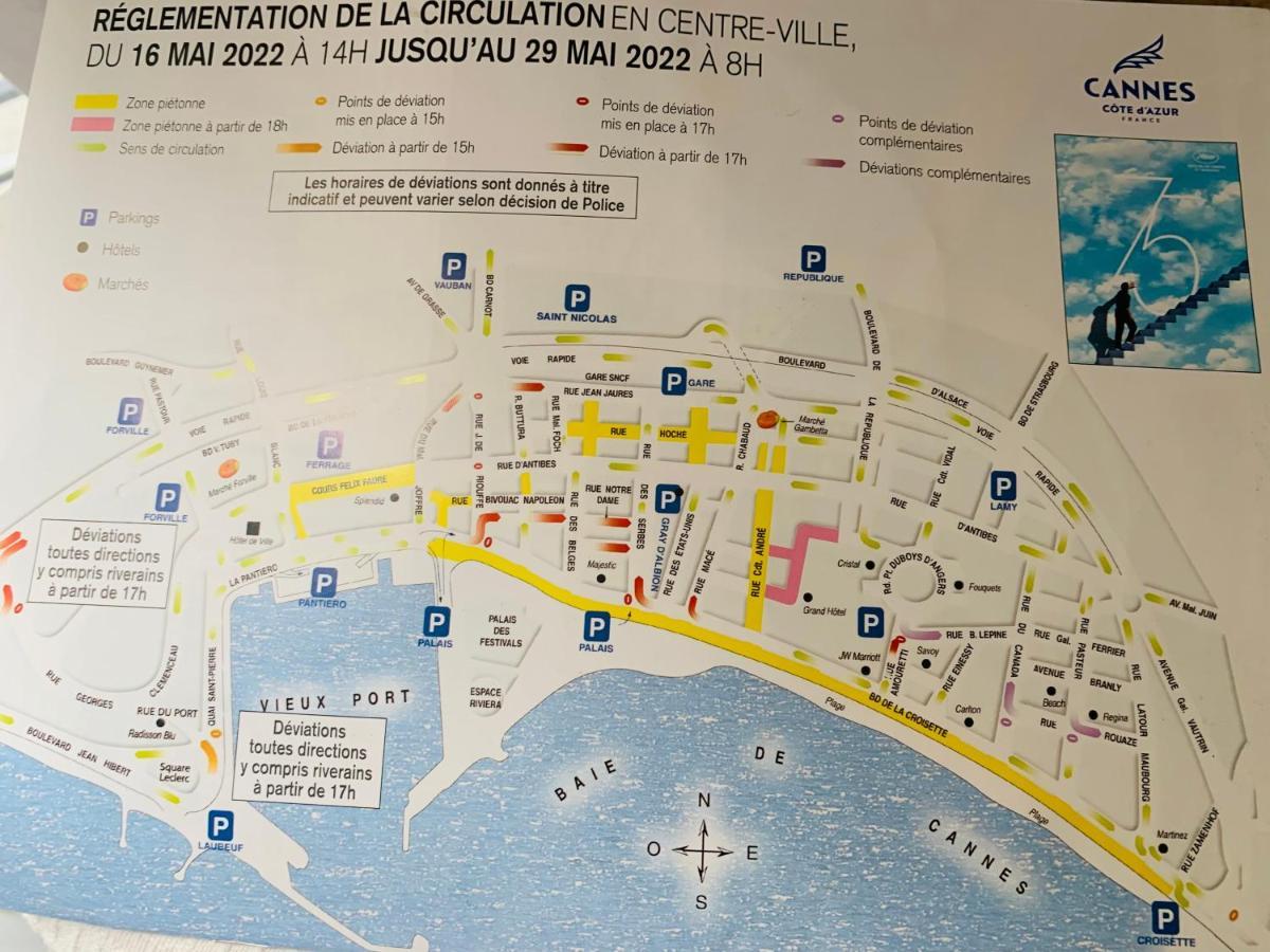 New Suite & Spa - Cannes Centre - Croisette (Adults Only) Exterior foto